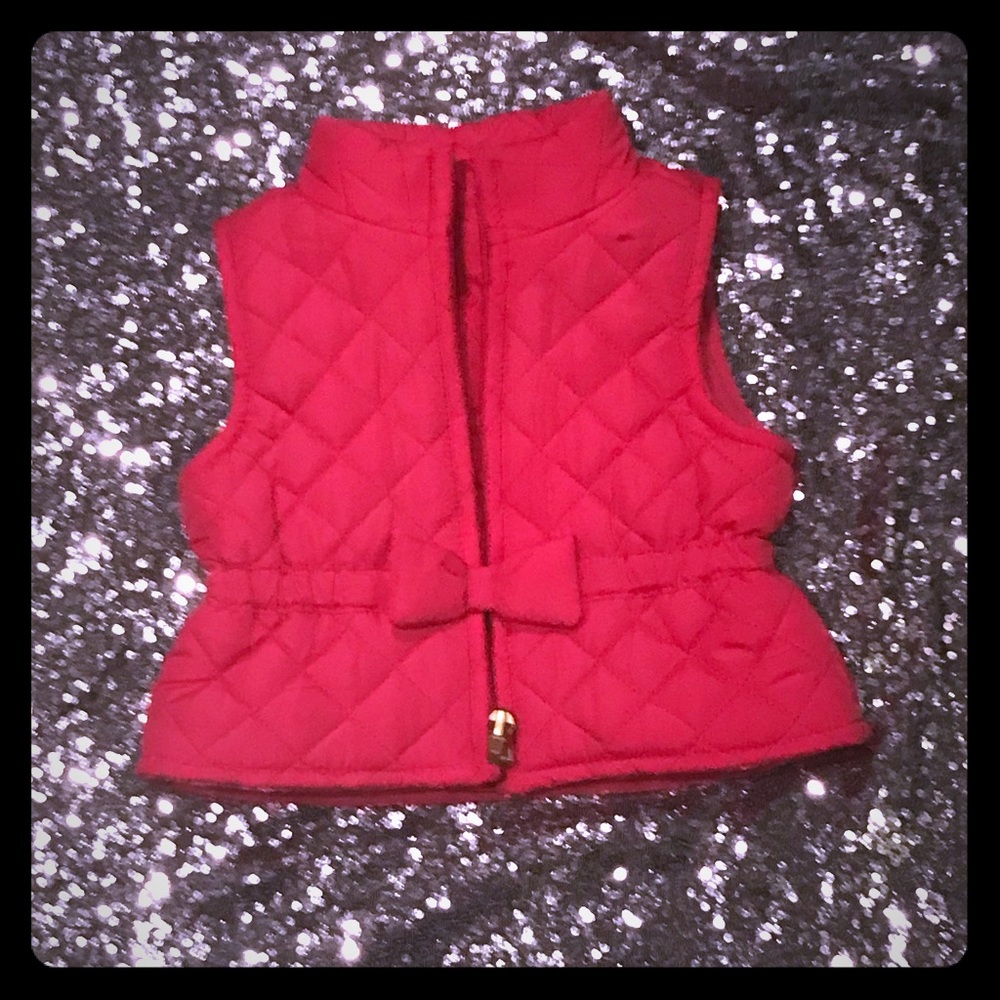 Precious Pink Puff Vest